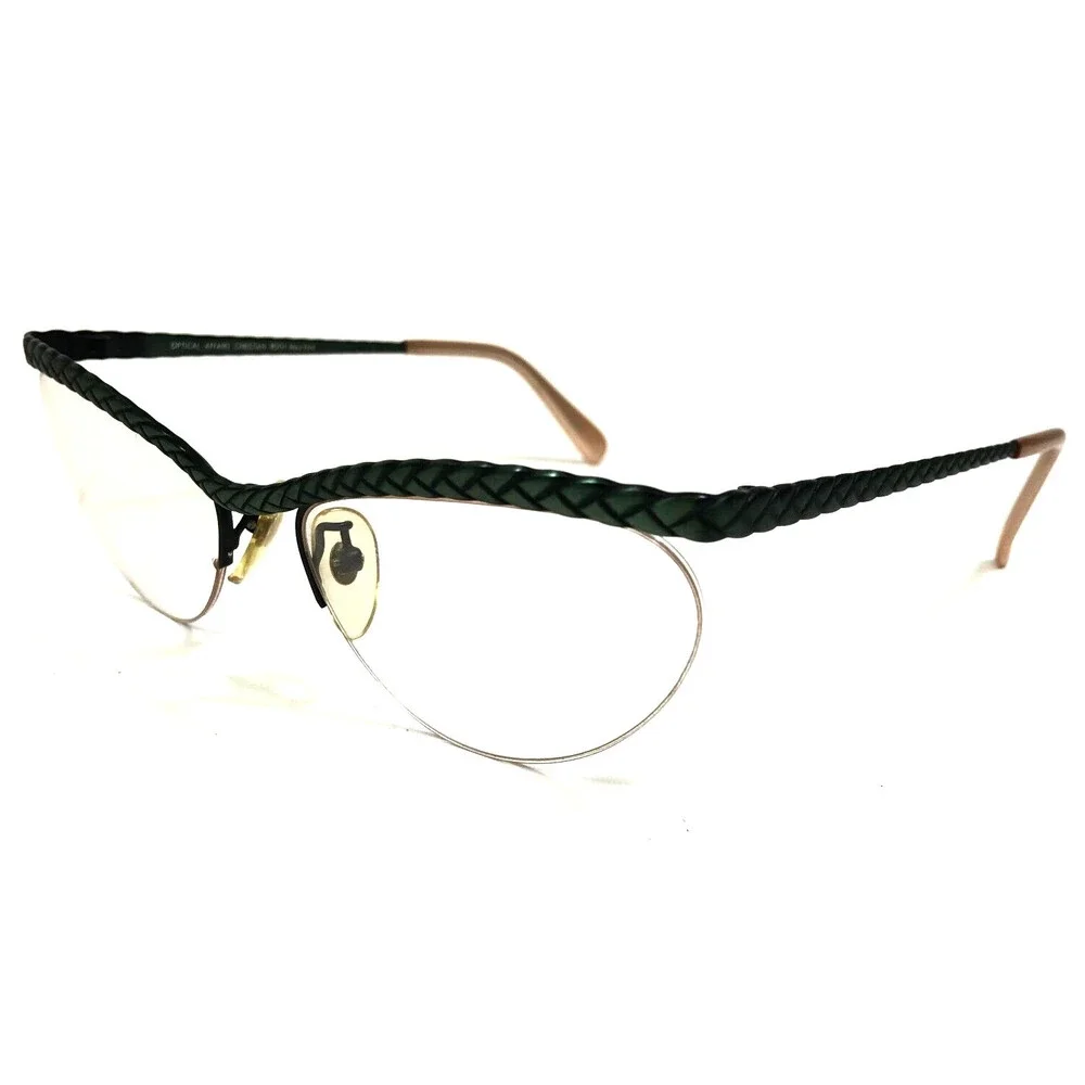 Vintage Christian Roth Optical Affairs Sunglasses Frames Series Green 57-18-130